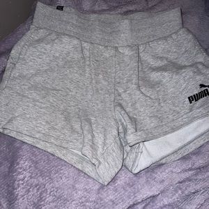 Grey Puma Sweat-shorts